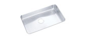 Elkay ELU2816 Gourmet Lustertone Undermount Single Bowl Kitchen Sink Stainless Steel