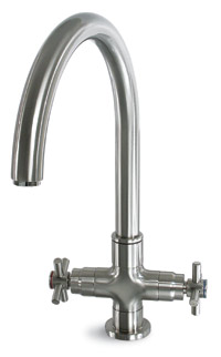 Deco T Bar Faucet with Cross Handles
