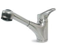 Hamat Allegro Pull-Out Kitchen Faucet with Loop Handle