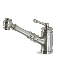 Country Classic Metal Pull-Out Kitchen Faucet-Non Diverting